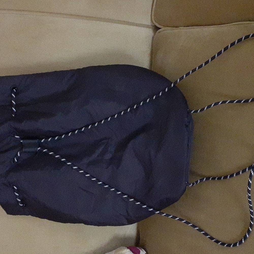 PINK Black Drawstring Backpack - Picture 5 of 7